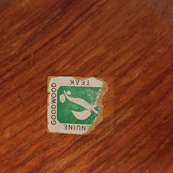 Genuine Goodwood Teak Wood Salad Bowls - Picture 4 of 5